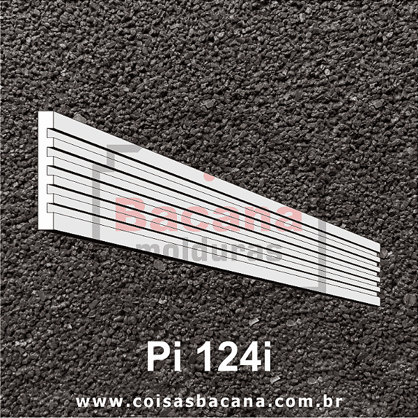 Molduras de Isopor para Pilar 38x5 Pi124i