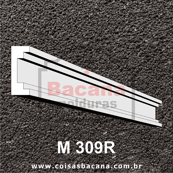 Moldura de Isopor 16x6 M309R