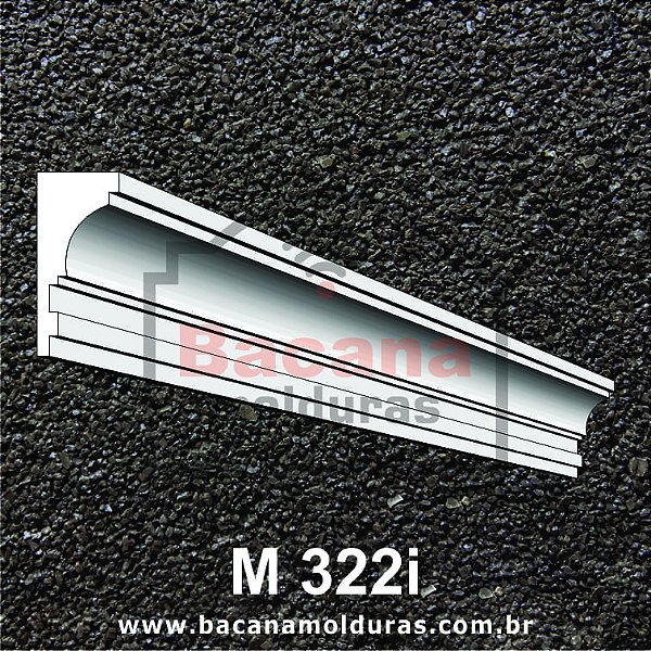 Moldura de Isopor 45x20 M322i