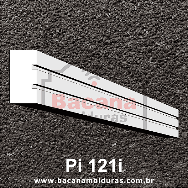 Molduras de Isopor para Pilar 30x15 Pi121i