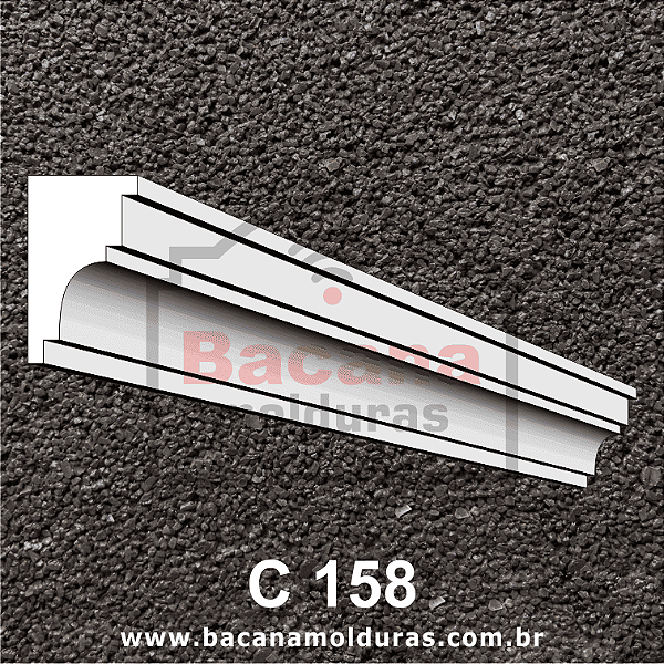 Molduras de Isopor para Capitel 24x14 C158