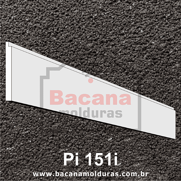 Molduras de Isopor Base e Capitel para Pilar 30x6,5 Pi151i