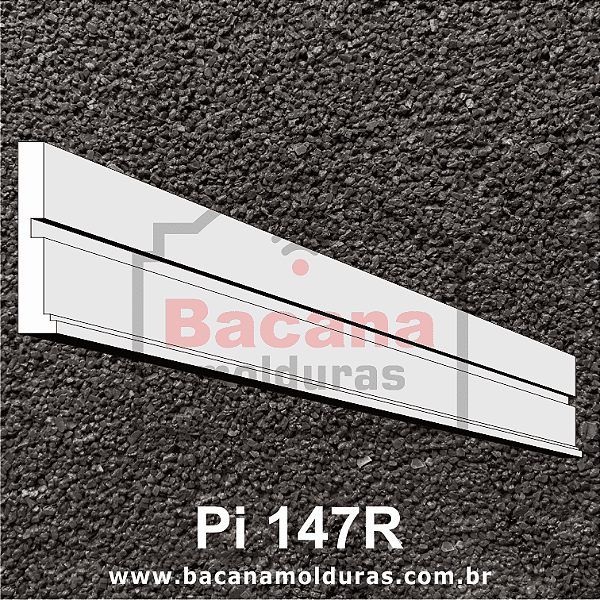Molduras de Isopor Capitel para Pilar 30x6 Pi147R