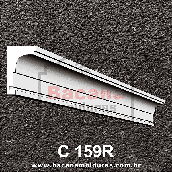 Molduras de Isopor para Capitel 22x13 C159R