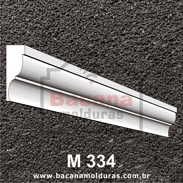 Moldura de Isopor 60x20 M334