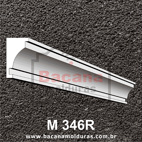 Moldura de Isopor 45x25 M346R