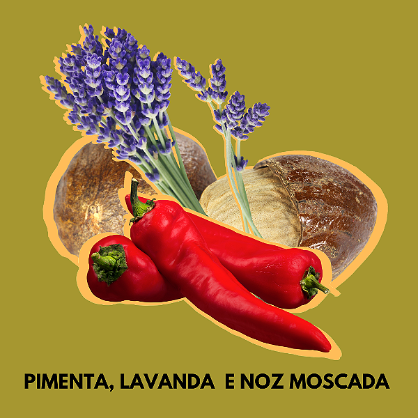 Essência Pimenta, Lavanda e Noz Moscada 100 ml