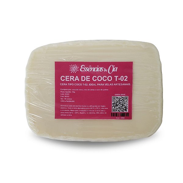 Cera Vegetal de Coco para velas T-02 - 1kg