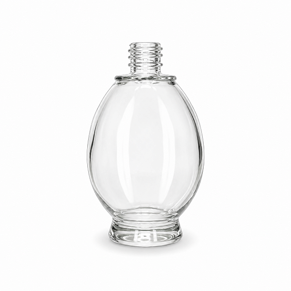Frasco Em Vidro 238 Rosca 18 Transparente 100 ml