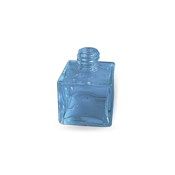 Frasco em Vidro Cube Rosca 18 Transparente-30 ml