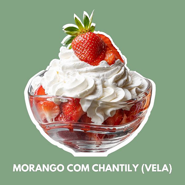 Essência de Morango Com Chantily Para Vela