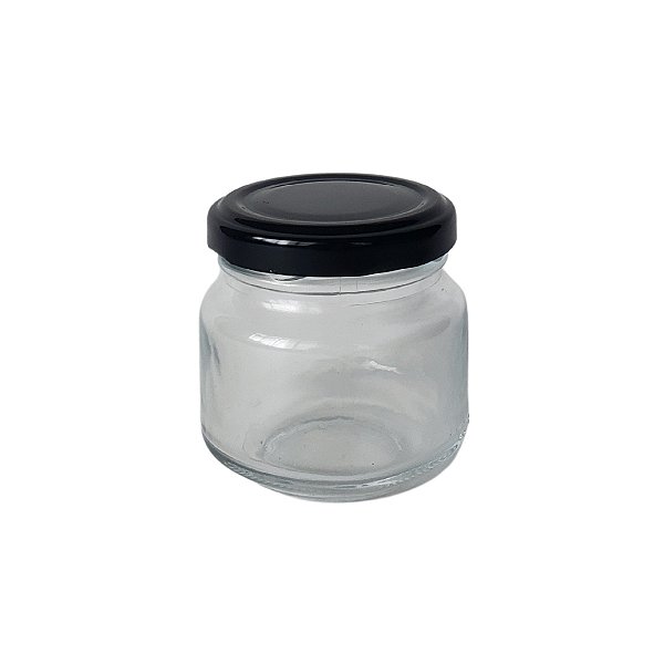 Pote de Vidro Mini Belém Transparente Com Tampa 58mm 120 ml-Diversas Cores