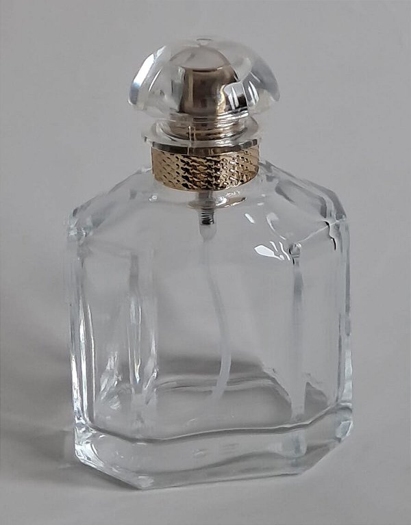 Frasco em Vidro Mon Guerlain Válvula Dourada 50mL