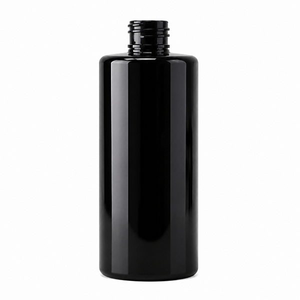 Frasco Pet Cilíndrico Reto Âmbar Rosca24-250mL