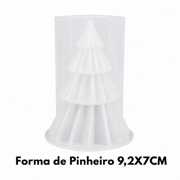 Molde de Silicone Pinheiro 9,2x7cm