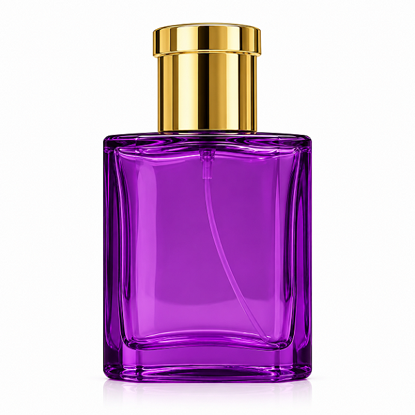 Frasco em Vidro Colorido Válvula e Tampa Douradas-30mL