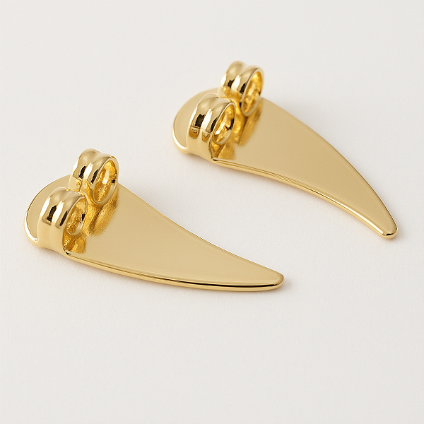 Tarraxa Ear Cuff Banhado A Ouro