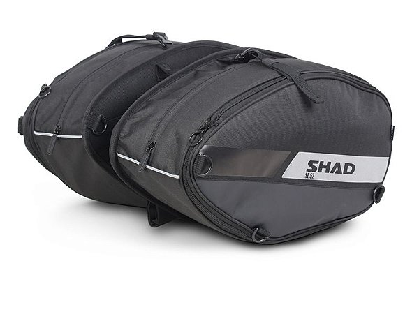 SHAD SL52 BOLSA LATERAL EXPANSÍVEL 21 A 26 LITROS TOURING - TOTAL 42 A 52 LITROS