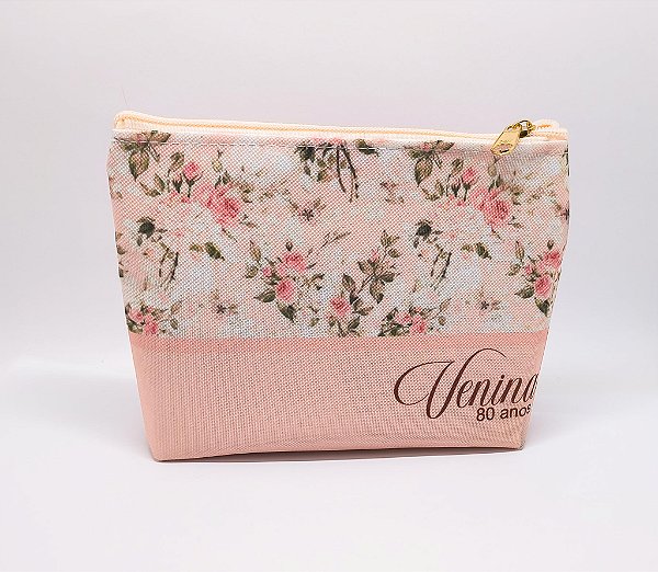 Nécessaire Floral Salmão
