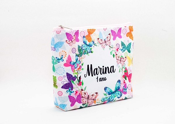 Necessaire Tematica Borboletas - modelo tardicional (10 Unds)
