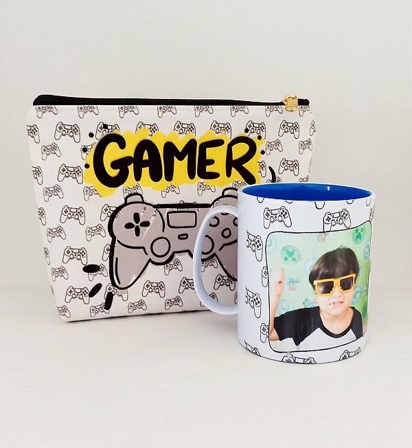 Kit Gamer - Necessaire Tematica Gamer