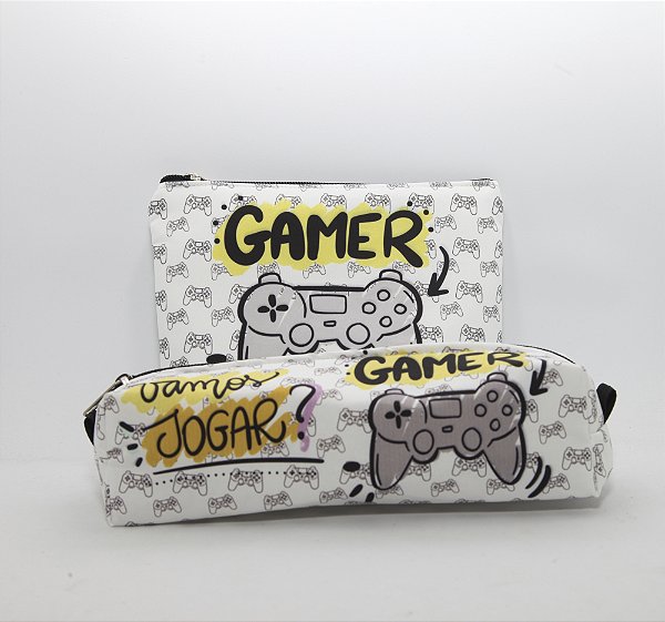 Kit Gamer - Necessaire Tematica Gamer _ Estojo