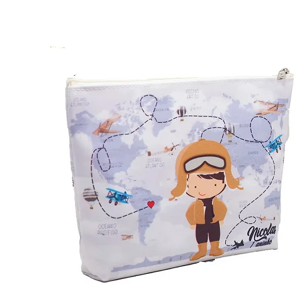 10 Necessaire Festa Tema Aviador