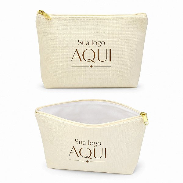 Necessaire Personalizada Nylon Resinado Premium 20x15cm - Centenas de Cores