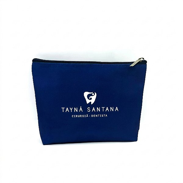Necessaire Personalizada Nylon Resinado Premium 25x17cm - Centenas de Cores