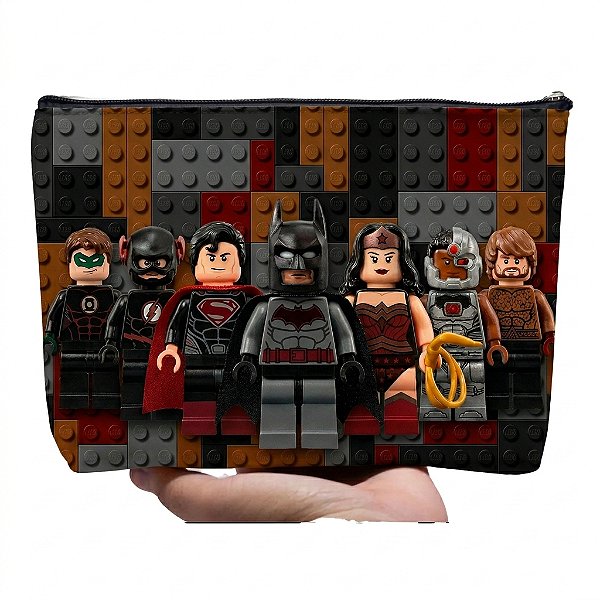 Necessaire Personalizada Infantil 20x15cm Lego Herois