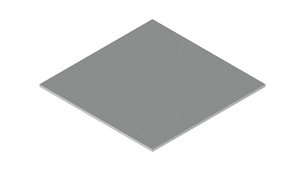 Placa de aluminio (AL) 110X50MM