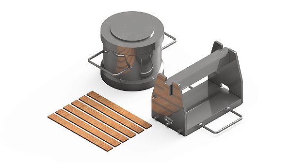 Dispositivo para romper corpo de prova DIAM. 10X20CM na diametral
