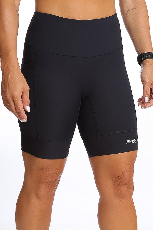 Bermuda Feminina Compress Max TOTAL BLACK