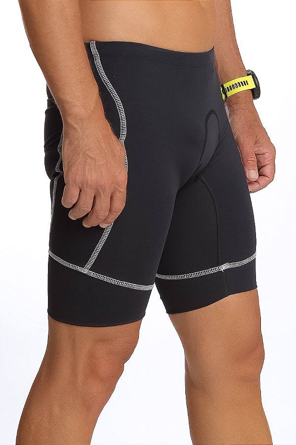 Bermuda masculina Compress max linha branca