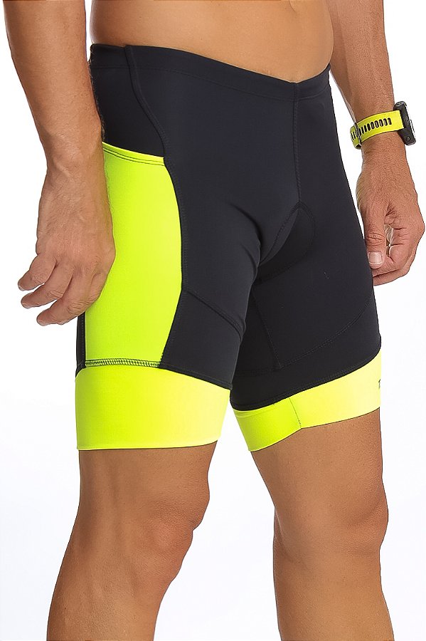 Bermuda masculina Compress max amarelo