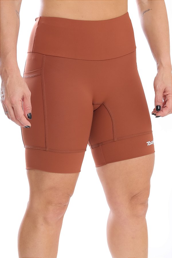 Bermuda Feminina Compress Max MARROM