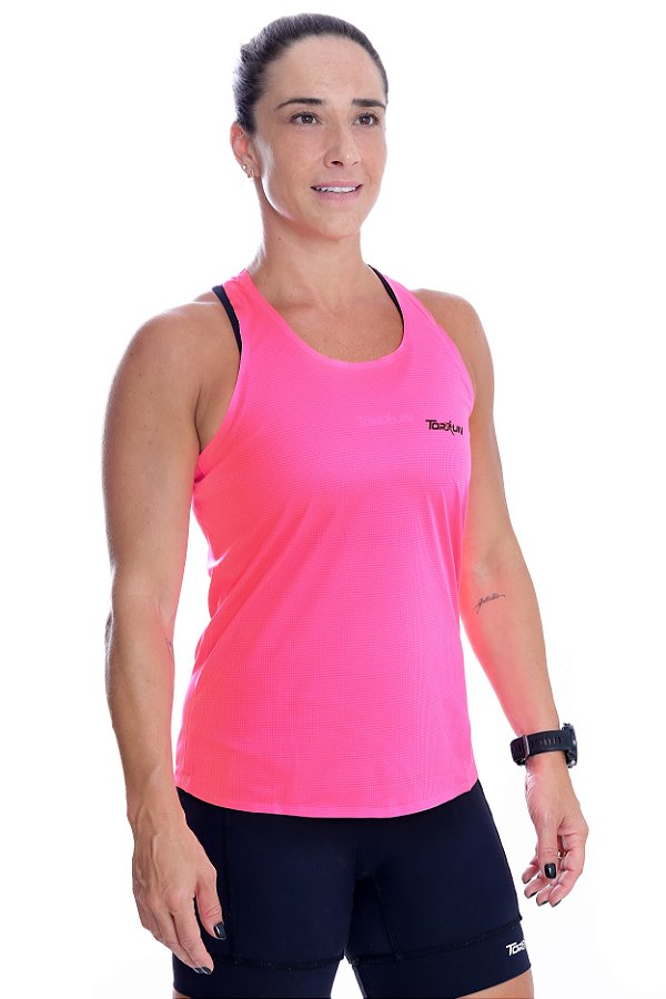 REGATA FEMININA PERFORMANCE CORTE LASER PINK