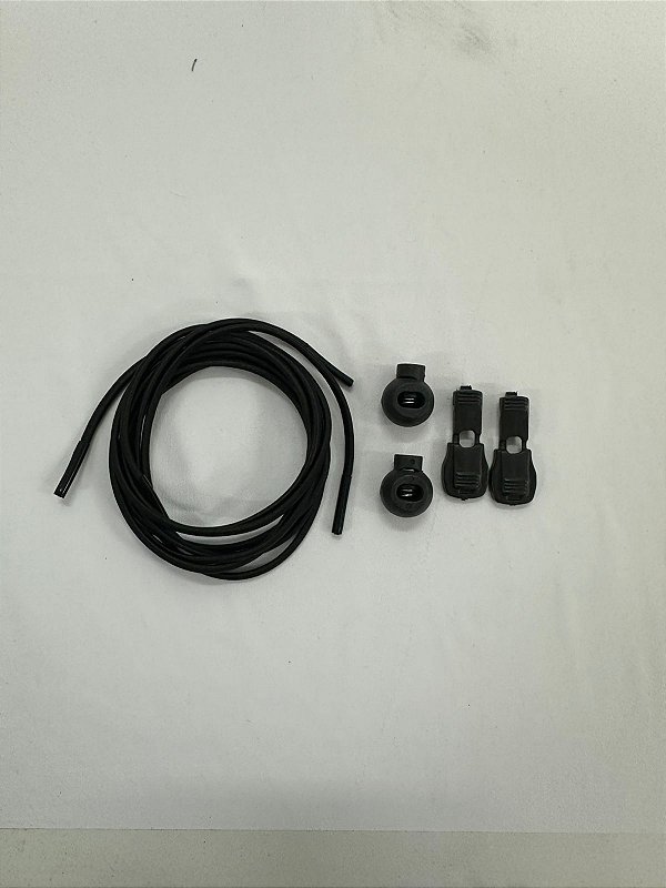 Cadarço Elástico Preto