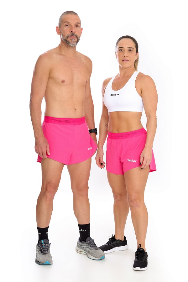 SHORT PERFORMANCE CORTE A LASER PINK