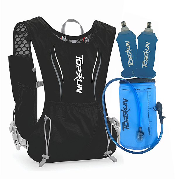 COLETE DE HIDRATAÇÃO MOCHILA CORRIDA BOLSA DE ÀGUA COMPLETA