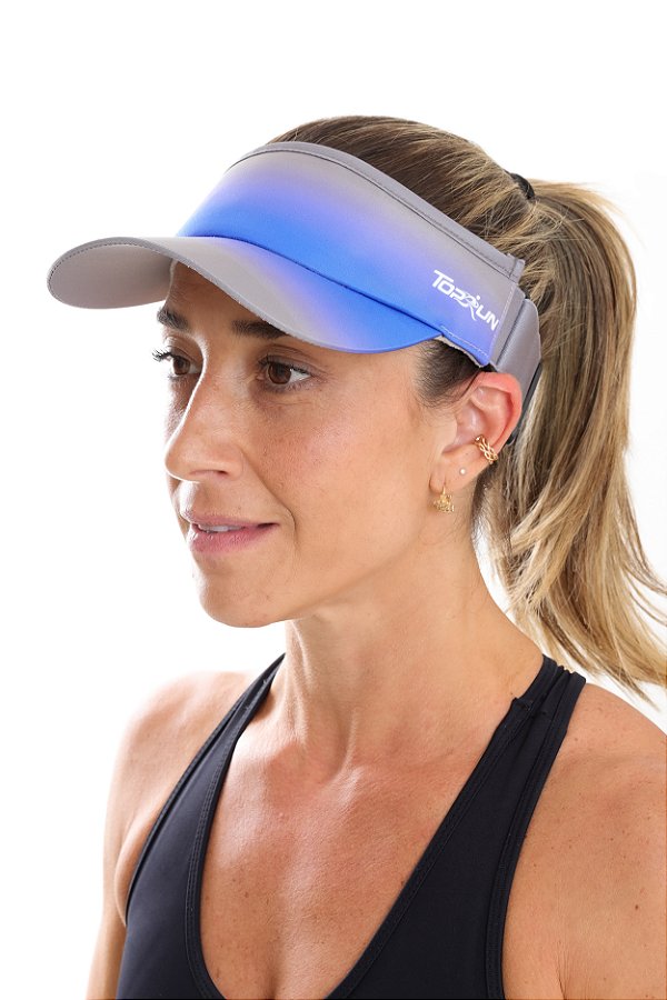 VISEIRA TOP RUN AZUL/CINZA