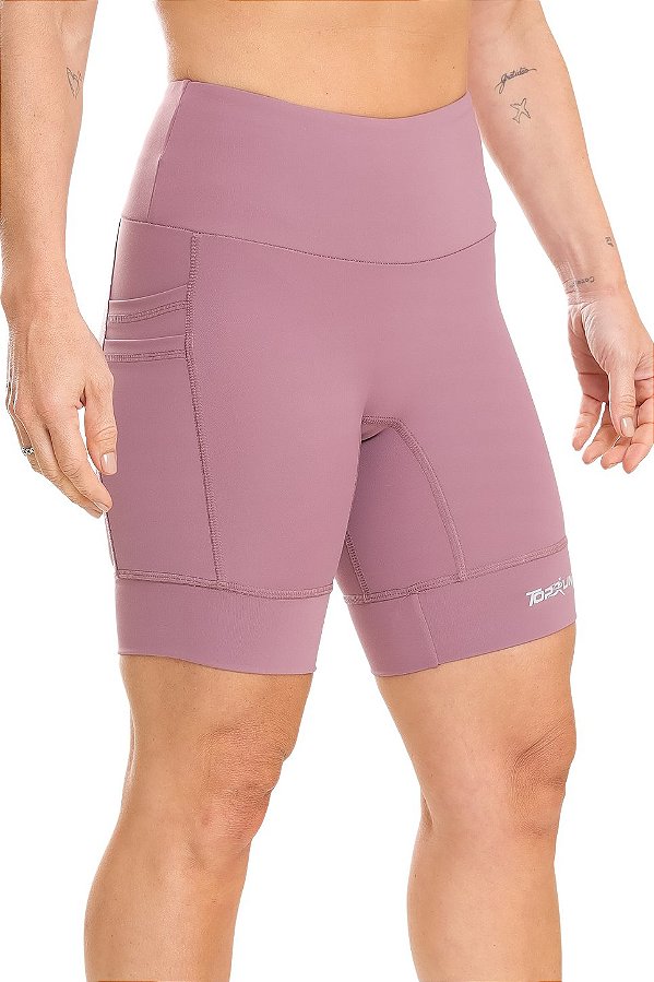 Bermuda Feminina Compress Multi Bolsos LAVANDA