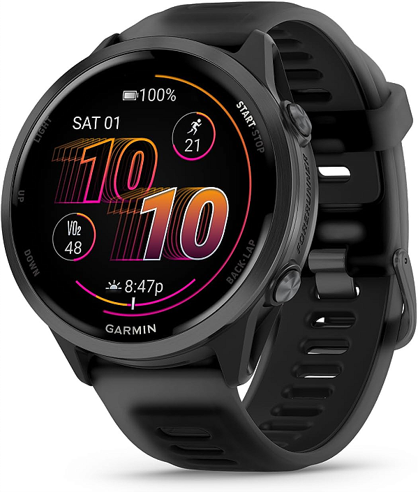 Garmin Relógio Forerunner 570 com Monitor Cardíaco de Pulso e GPS 47mm