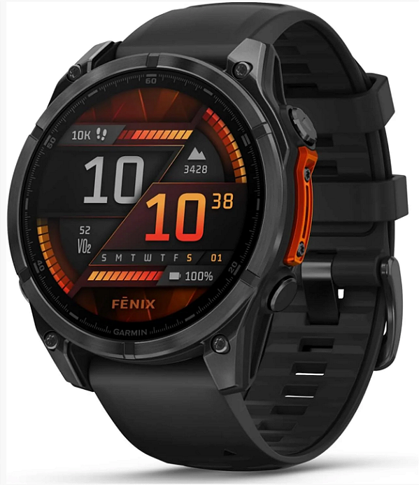 Garmin Fenix 8 Gps Amoled - 47mm Slate Gray/black Band