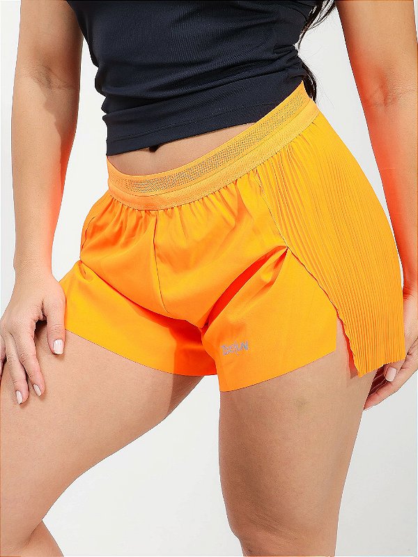 Short Top Run DinamycFit 3.0 Corte a Laser Laranja