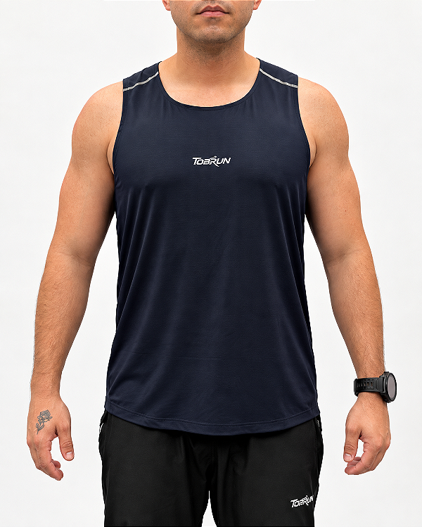 Regata Masculina Dry Performance Top Run Preta