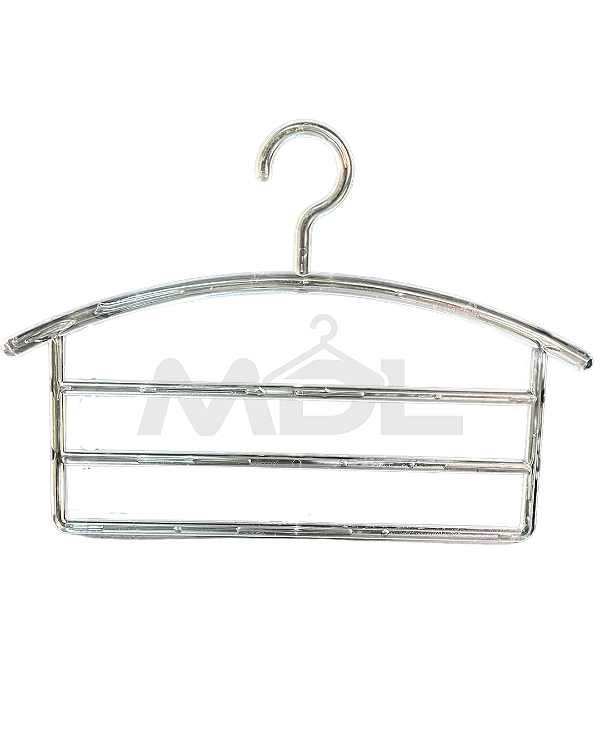 Cabide Acrílico Calceiro Triplo Cristal
