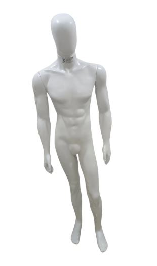 Manequim Masculino Fitness Branco