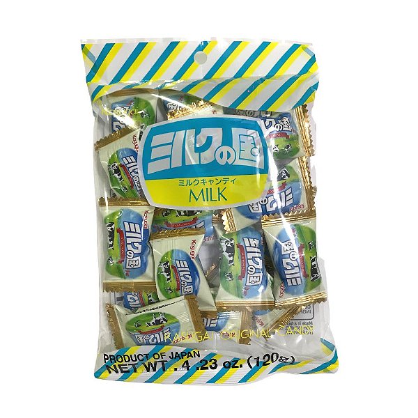 Bala Japonesa de Leite 120g Kasugai Milk