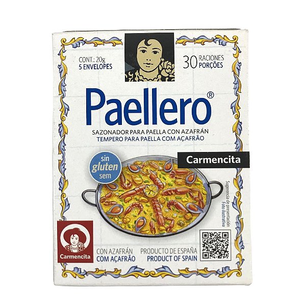 Tempero para Paella com Açafrão Paellero 20G Carmencita